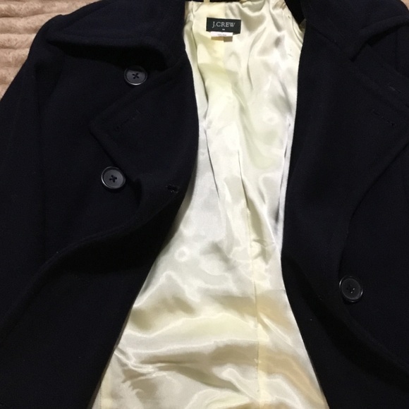 J. Crew black wool peacoat, size small. - Picture 11 of 12